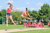 Pausenshow der Wettkampfmädchen